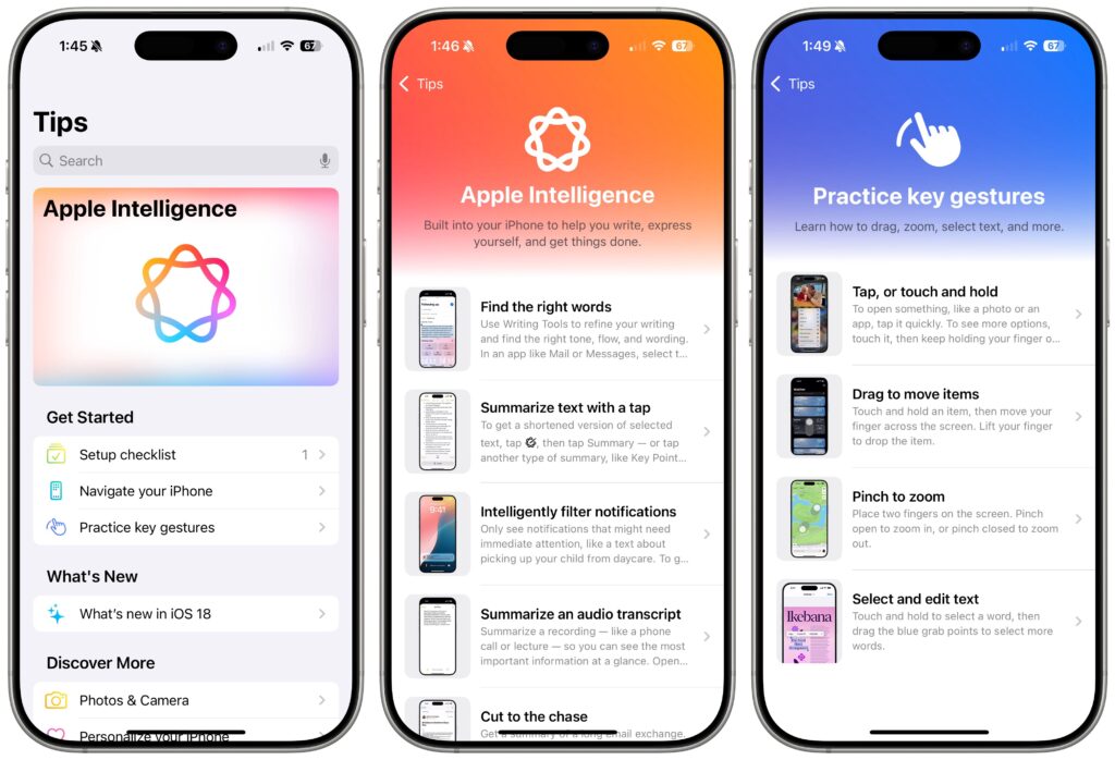 Apple’s Tips App Provides User Guides and Helpful How-Tos