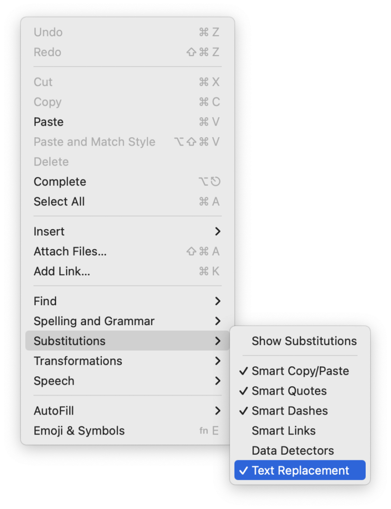 Text Replacements Not Working on the Mac? Check This Setting