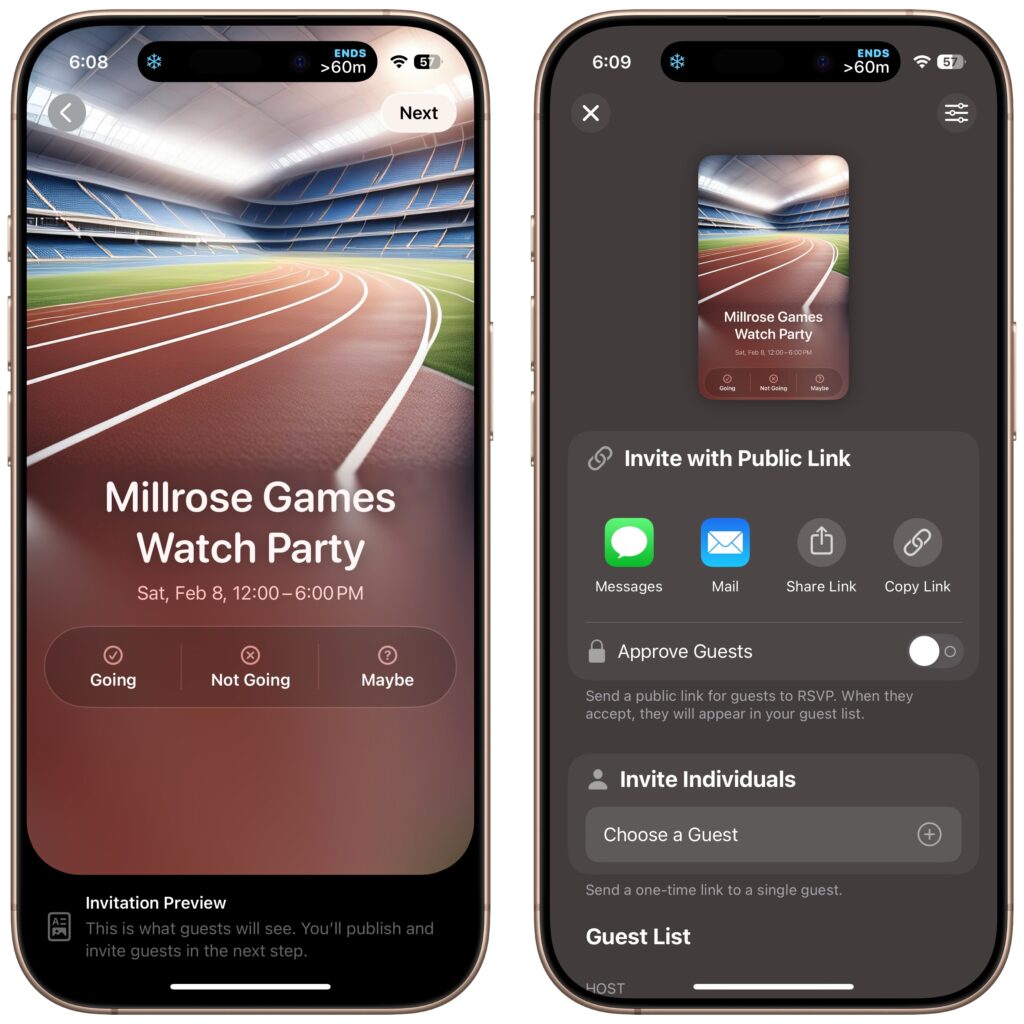 Apple Invites Simplifies Social Event Planning