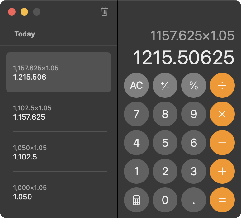 Apple Brings Back the Calculator App’s Repeat Feature