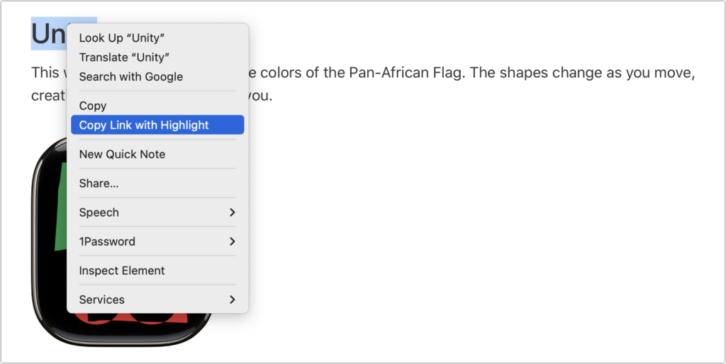 Create Links to Selected Text in Long Web Pages