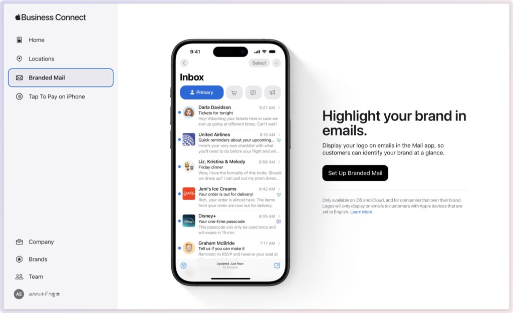 Run a Business? Sign Up with Apple Business Connect