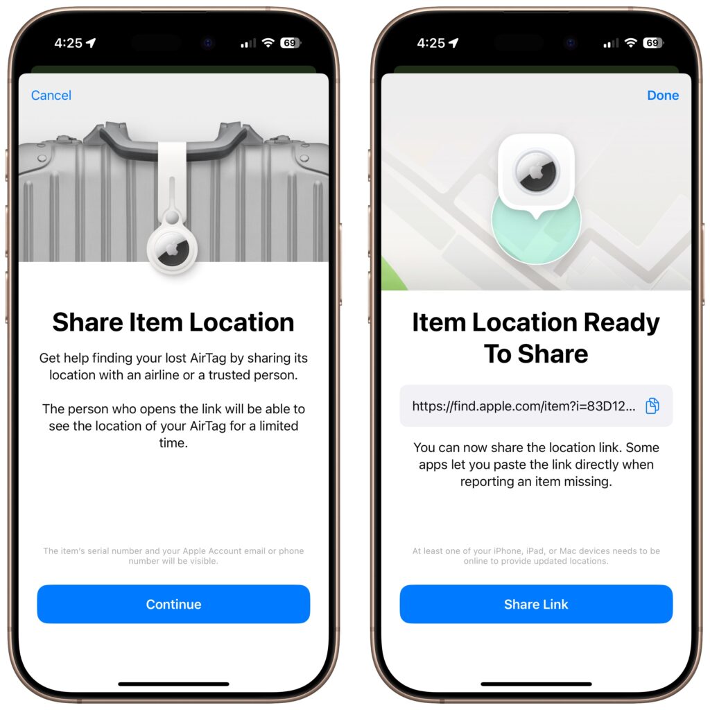 iOS 18.2+ Can Share the Location of Lost Items in Find My