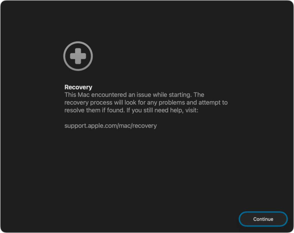 macOS 26 Tahoe Introduces New Recovery Assistant