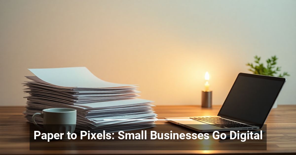 Paper to Pixels: Small Businesses Go Digital
