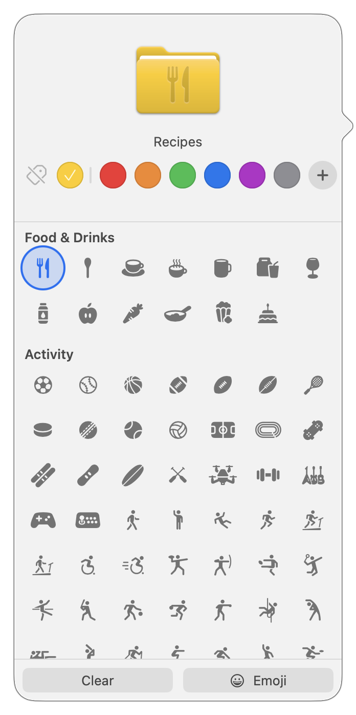 Customize Folder Colors and Icons in macOS 26 Tahoe