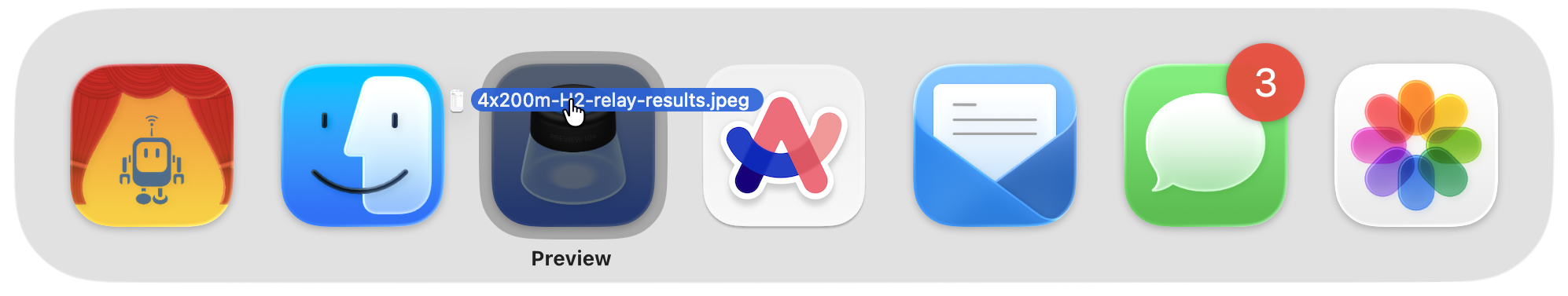 Drag Documents to Apps in the macOS App Switcher